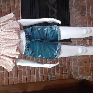 RE Generation Denim Shorts